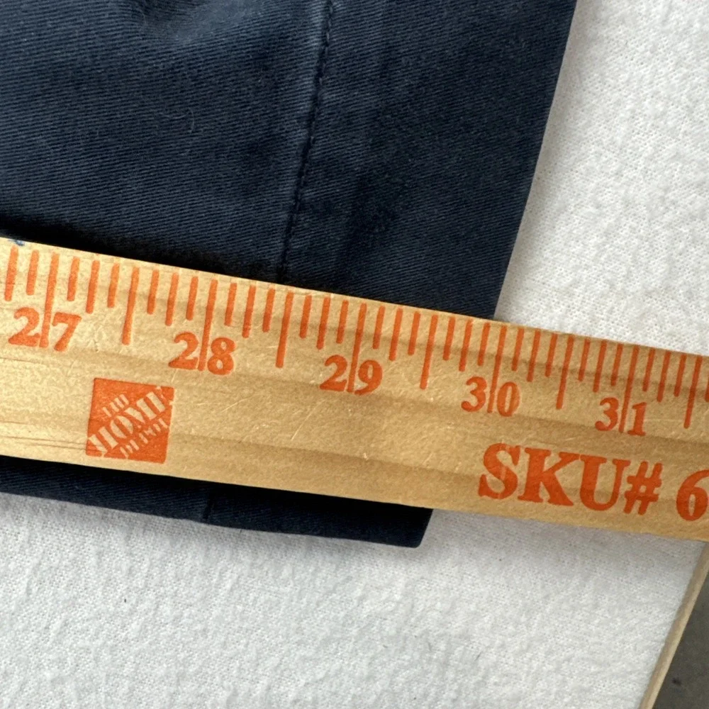 Polo Ralph Lauren Mens Navy Blue Chino classic cotton twill Pants fits 35*29